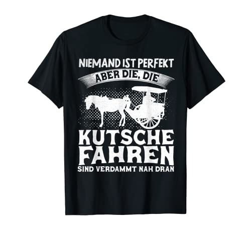 Carruaje de conducción con texto en alemán Camiseta