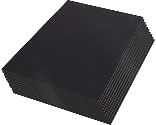 Cartón Pluma- 10 Unidades Tamaño A3 (42x29,7 cm) Espesor de 5 m/m (Negro)