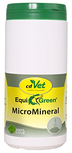 cdVet Naturprodukte EquiGreen MicroMineral 1 kg - Horse - micronutrient Supply - Vitamin, Mineral and Trace Element Donor - Growth - metabolic Problems - hoof Problems - detoxification -