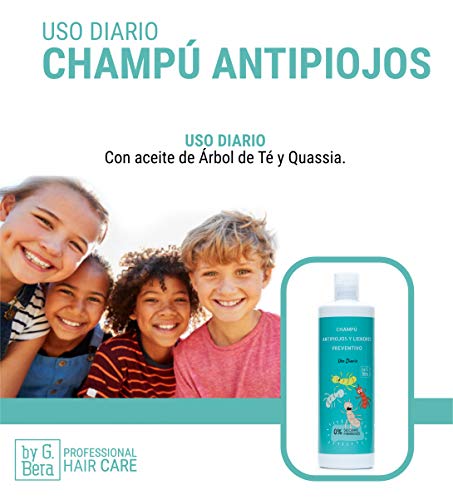 Champú Preventivo Antipiojos y Liendres by G. Bera 500 ml.
