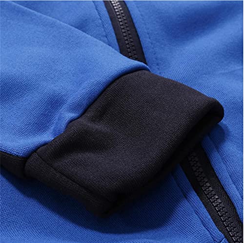 Chándal de los hombres Cuadritos con capucha con cremallera con capucha y pantalones de chándal 2 piezas Activitywear entrenamiento Sudautsuits Jogging Sports Set