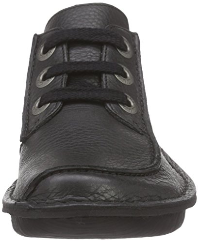 Clarks Funny Dream Zapatos de Cordones Derby Mujer, Negro (Black Leather), 39.5 EU