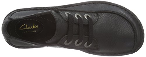 Clarks Funny Dream Zapatos de Cordones Derby Mujer, Negro (Black Leather), 39.5 EU