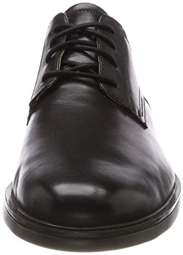 Clarks Un Aldric Lace Zapatos de cordones derby Hombre, Negro (Black Leather -), 43 EU