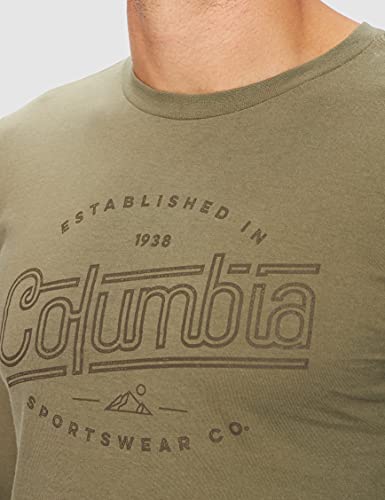 Columbia Brighton Woods Camisa estampada de manga larga para hombre