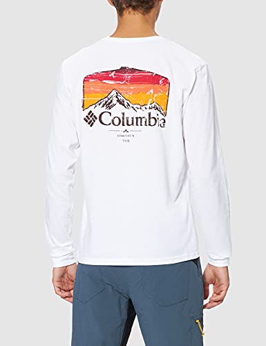 Columbia Pikewood Camiseta estampada de manga larga para hombre