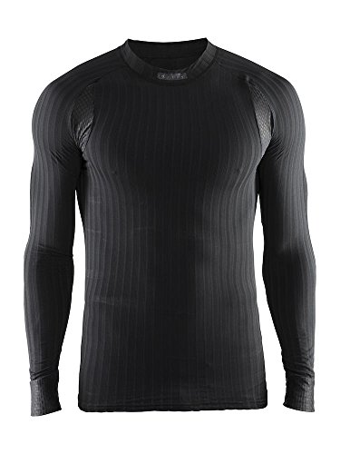 Craft 1904495-9999-4 Camiseta Térmica, Hombre, Negro, S