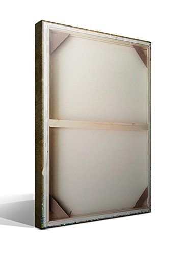cuadrosfamosos.es - Cuadro wallart - El Beso de Gustav Klimt - Impresión sobre Lienzo de Algodón 100% - Bastidor de Madera 3x3cm - Ancho: 70cm - Alto: 95cm