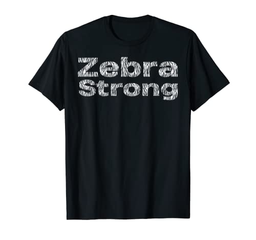 Día de las Enfermedades Raras 2021 - Concientizaciones sobre Enfermedades Raras Zebra Strog Camiseta