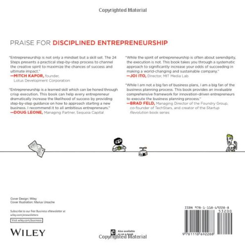 Disciplined Entrepreneurship: 24 Steps to a Successful Startup