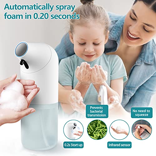 Dispensador de jabón automático, dispensador de jabón sin contacto de gran capacidad, montaje en pared, funcionamiento de batería impermeable para cocina, hotel, baño