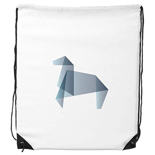 DIYthinker Resumen Caballo Origami Forma geométrica morral del Lazo de Compras Deportes Bolsas de Regalo