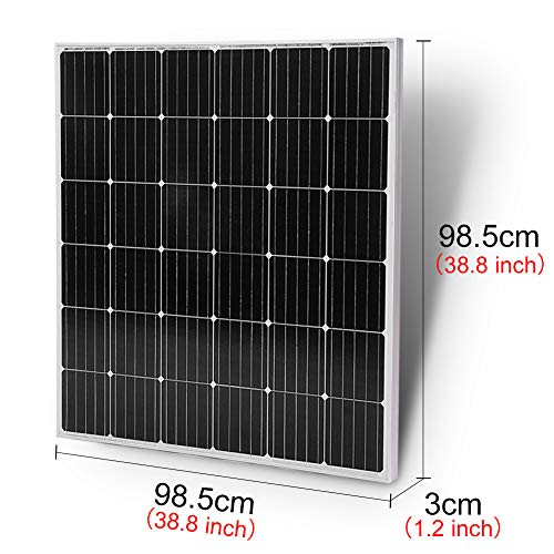 DOKIO 150W Paneles solares monocristalinos para carga de batería de 12V