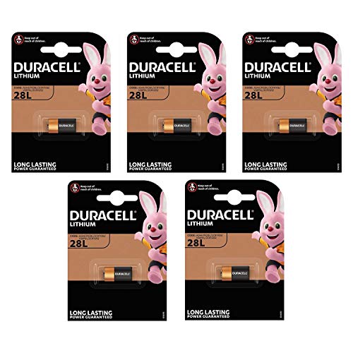 Duracell 2CR11108 - Pilas de Litio (V 28 PXL) 2 CR 1/3 N, PX 28, 6231, 5 Unidades