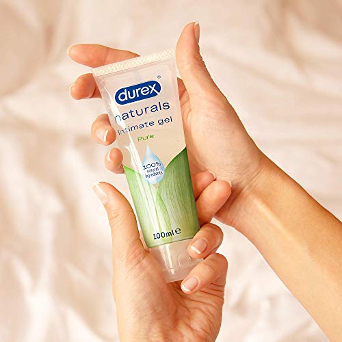 Durex - Lubricante Durex Naturals de base acuosa, 100 ml