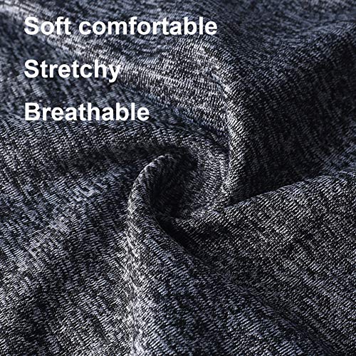 EasyULT Bragas de Cabeza Elasticidad Multifunción, Bragas de Cuello Tubular, para Ciclismo Senderismo Yoga Moto Aire Libre Playa - Cáñamo Gris