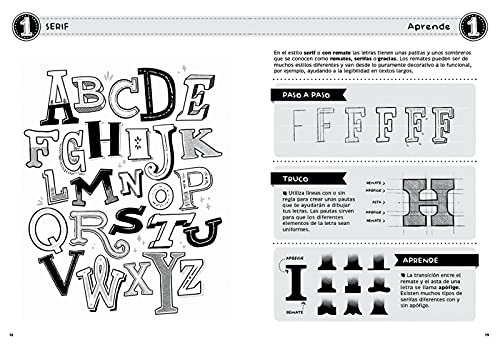 El gran libro de lettering para niños: Aprende a dibujar letras y a rotular como un experto (B de Blok)
