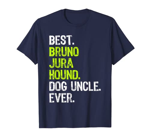 El mejor tío perro de Bruno Jura Hound Camiseta