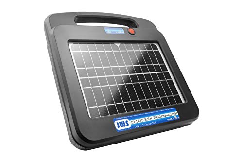 Electrificador de vallas para pastos (solar, 12 V, 12 V, 5 km, 5 km, 0,25 julios)