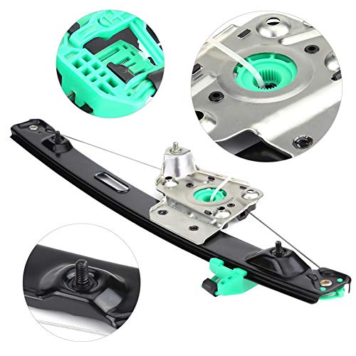 Elevalunas - Delaman Lado Trasero Izquierdo del Elevalunas Eléctrico Lado para E90 3 Series 4 Puerta 51357140589 1PC