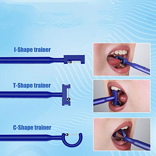 Entrenamiento de lateralización de labios de lengua, dispositivo eléctrico de recuperación de músculos de la lengua Entrenador de músculos bucales Cepillo de dientes para ortodoncia Tragar conciencia