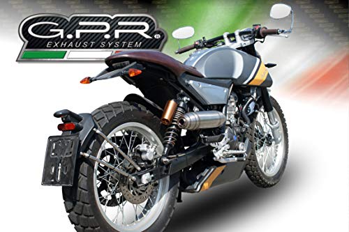 ESCAPE GPR EXHAUST SYSTEMS MD.1.DE F.B. MONDIAL HPS 125 2016/2017 > 03/2018 ESCAPE HOMOLOGADO CON TUBO DE CONEXIÓN DEEPTONE INOX