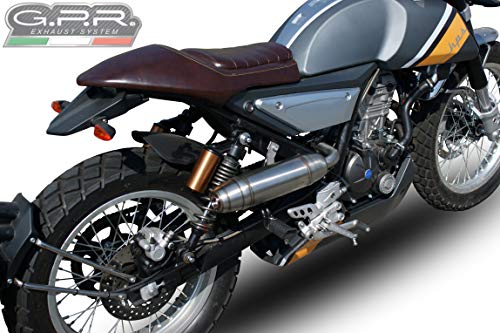 ESCAPE GPR EXHAUST SYSTEMS MD.1.DE F.B. MONDIAL HPS 125 2016/2017 > 03/2018 ESCAPE HOMOLOGADO CON TUBO DE CONEXIÓN DEEPTONE INOX