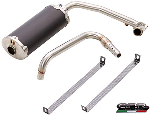 ESCAPE GPR EXHAUST SYSTEMS MD.2.DEC F.B. MONDIAL HPS 125 2016/2017 > 03/2018 COLLECTOR RACING PARA ELIMINAR CATALIZADOR DECATALIZZATORE