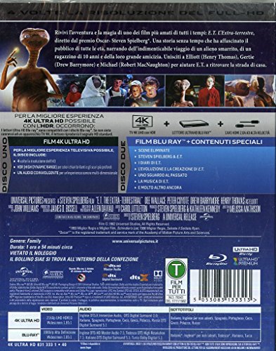 E.T. - L'Extra-Terrestre (Blu-Ray 4K Ultra HD+Blu-Ray) [Blu-ray]