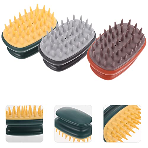 EXCEART Pinceles de Masaje para El Cabello Cuerpo de Ducha Cepillos Exfoliantes Cepillos de Ducha de Espueros Traseros para Hombres Mujeres