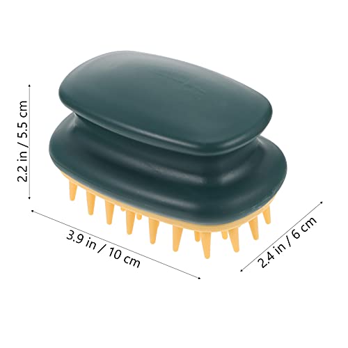 EXCEART Pinceles de Masaje para El Cabello Cuerpo de Ducha Cepillos Exfoliantes Cepillos de Ducha de Espueros Traseros para Hombres Mujeres