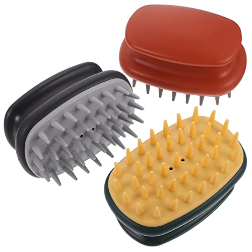 EXCEART Pinceles de Masaje para El Cabello Cuerpo de Ducha Cepillos Exfoliantes Cepillos de Ducha de Espueros Traseros para Hombres Mujeres