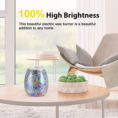 Fasola Quemador de Cera Electrico, Quemadores de Aeites Esenciales, Sensible al Tacto Activado/Desactivado Calentador de Cera Aromatica para Regalos y Decoración del Hogar