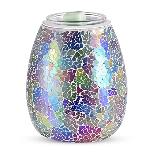 Fasola Quemador de Cera Electrico, Quemadores de Aeites Esenciales, Sensible al Tacto Activado/Desactivado Calentador de Cera Aromatica para Regalos y Decoración del Hogar
