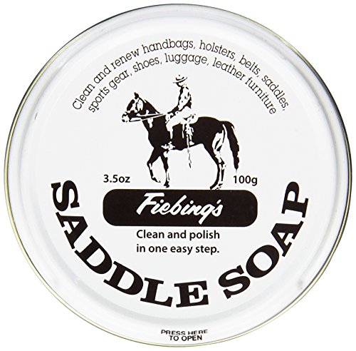 Fiebing's Saddle Soap White Polish Cleans Leather Renew Revive Color 3oz