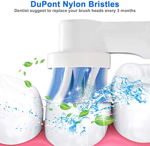 FIRIK Cabezas de cepillo de dientes eléctrico compatible con Oral B (Paquete de 16)