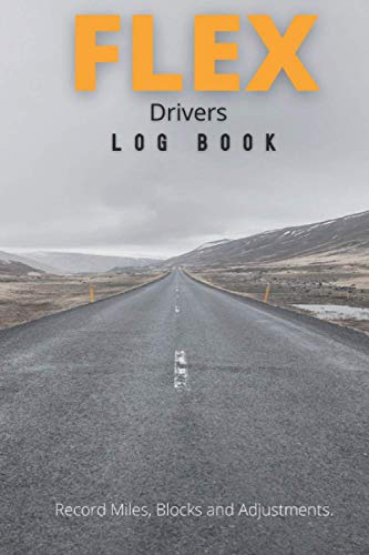 Flex Drivers Log Book: Record Miles, blocks and adjustments.