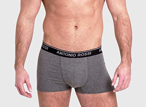 FM London Antonio Rossi Fitted Boxer para Hombre, Mulitcolor, L, Pack of 12