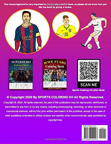 FOOTBALL STARS Coloring Book: The Amazing Coloring Book World Soccer Stars Coloring Page: The Best Coloring Book with all of your Favorite Football Stars