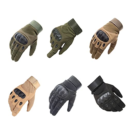 Full Finger Outdoor Montar Fitness Senderismo Guantes Protectores (Color : Type 1 Color 1 M)