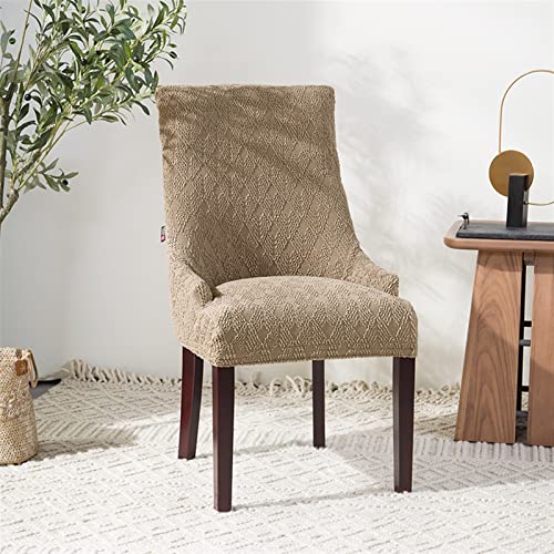 Funda de silla Cubierta de la silla de mesa de comedor de estilo europeo espesado silla elástica cubierta nórdica moderna redonda todo incluido silla de silla de la silla de la silla de la silla hogar