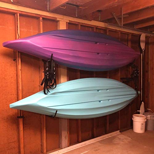 Gancho de almacenamiento de garaje gigante montado en la pared, 32 cm Bastidor colgante de servicio pesado para tabla de surf, escalera, kayak