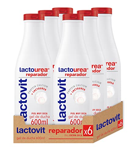 Gel de Ducha Reparador Lactourea, para Pieles Secas y Extra Secas