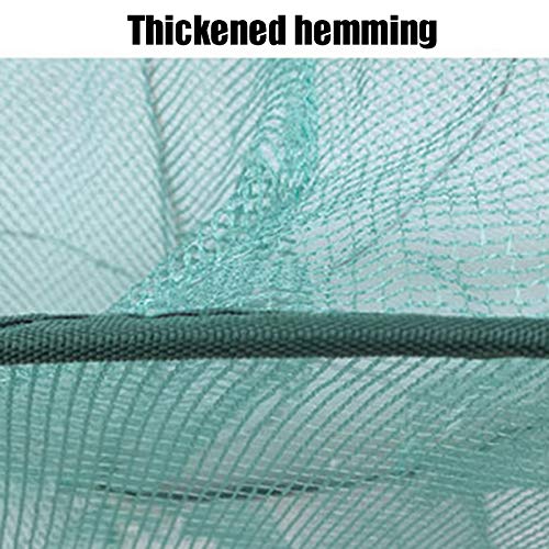 Gelentea Red de pesca automática para la trampa, red retráctil automática de camarones de pesca con forma redonda de apertura para cangrejos de cangrejos de cangrejo de lango