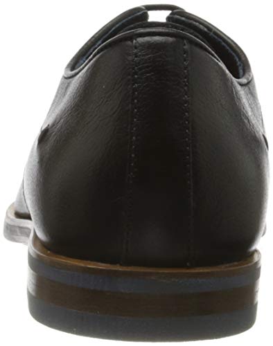 Geox U Bayle B, Zapatos de Cordones Derby Hombre, Negro (Black C9999), 41 EU