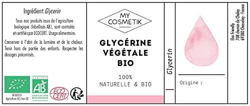 Glicerina vegetal orgánico - MyCosmetik - 50 ml