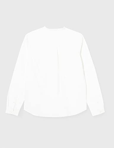 Gocco Camisa Blanca Oxford Cuello Mao, 7-8 años Chicos