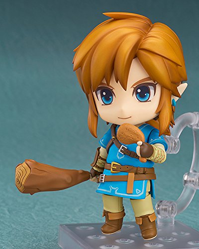 Good Smile Company- Link Figura Deluxe Version 10 cm Zelda Breath of The Wild Nendoroid (GSCLZG90298)
