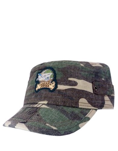 Gorro de Indiana Jones, gorra de producto oficial de la oficial Diseño militar de pareja de, con diseño de estampado de IJ16, diseño de camuflaje