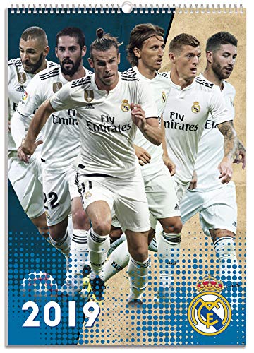 Grupo Erik Editores Calendario 2019-12 Láminas A3 Real Madrid